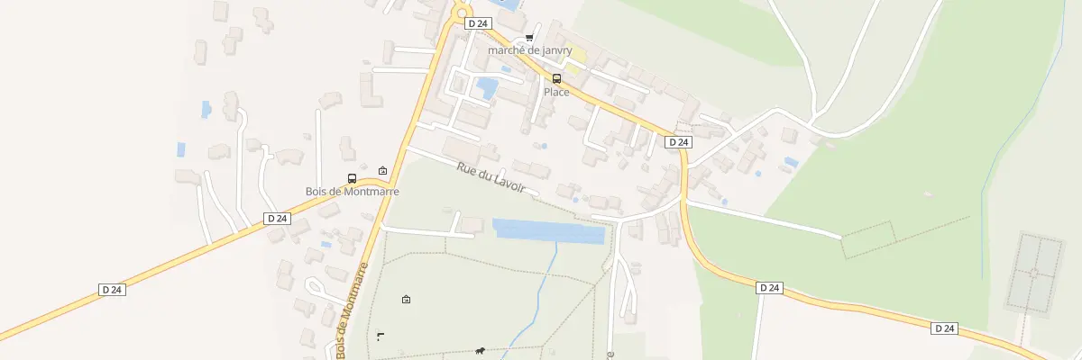 Plan du 4 Rue du Lavoir à Janvry