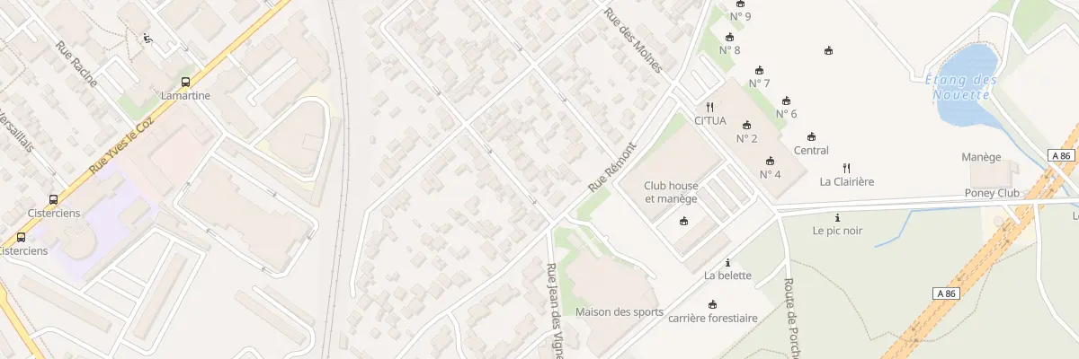 Plan du 31 Rue Augusta Holmès à Versailles