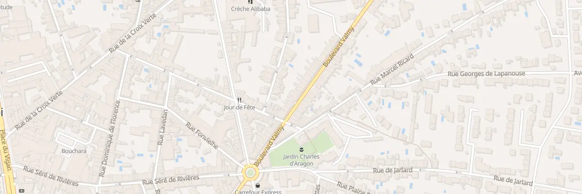 Plan du 78 Bd Valmy à Albi