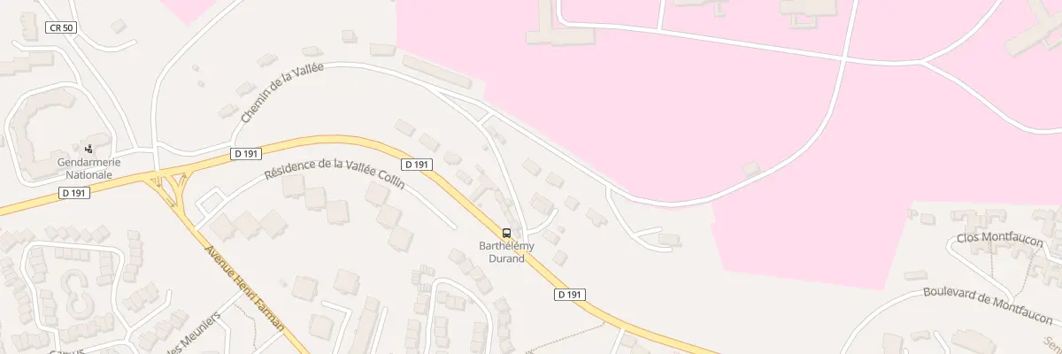 Plan du 8 Che de la Vallée à Étampes