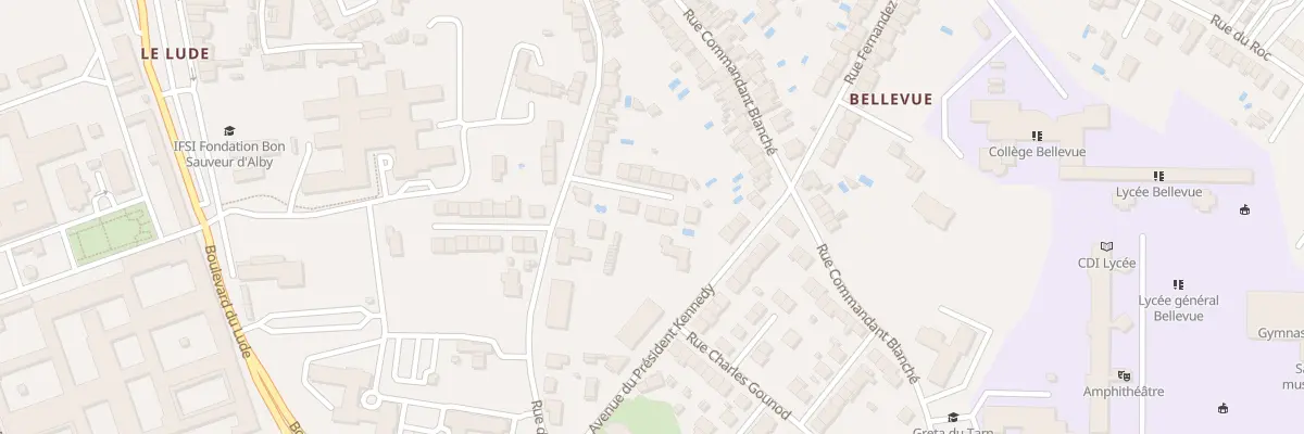 Plan du 19 Rue Claude Debussy à Albi