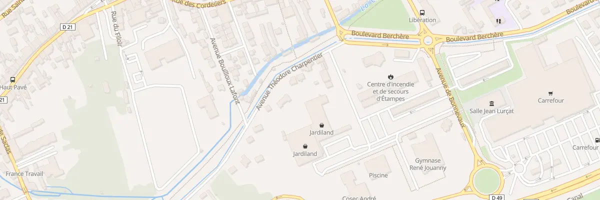 Plan du 5 Av Charpentier à Étampes