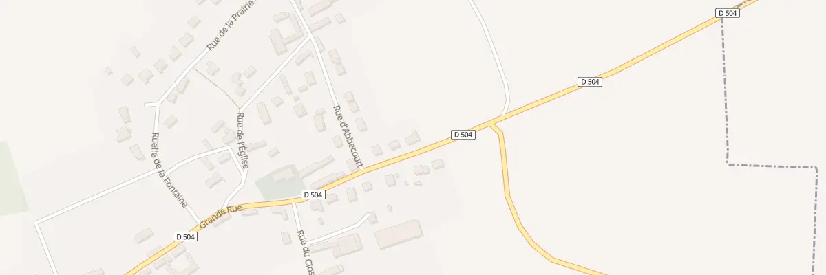 Plan du 9588 Gr Grande Rue à Hodenc-l’Évêque
