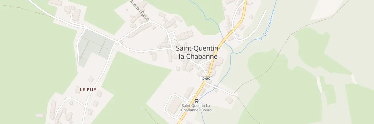 Plan du 5017 Le Bourg à Saint-Quentin-la-Chabanne