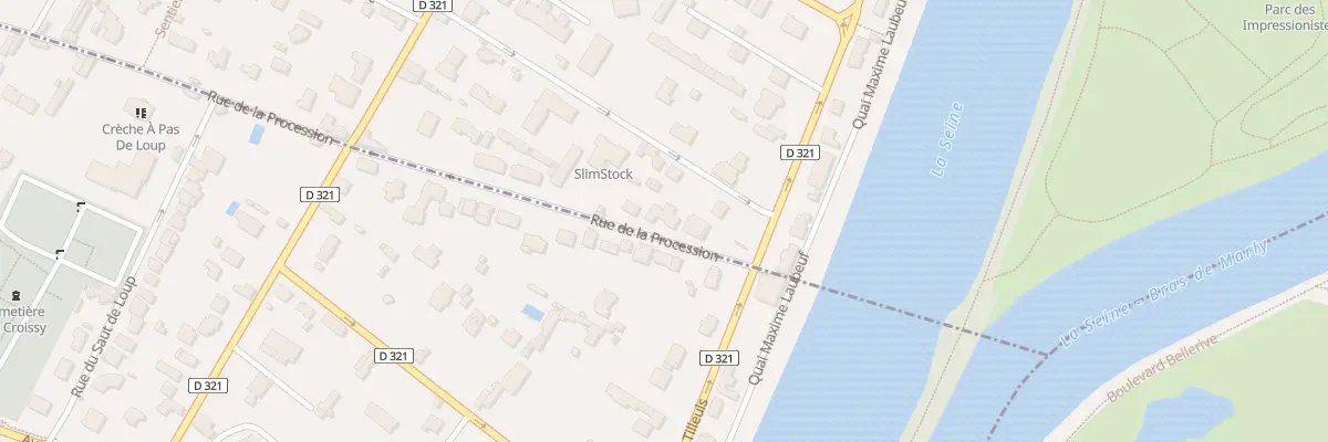 Plan du 2 Rue de la Procession à Chatou