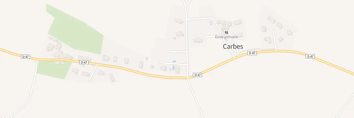 Plan du 5100 Lévéjac à Carbes