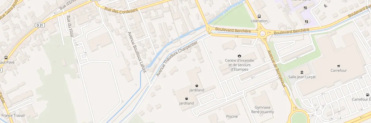 Plan du 3 Av Charpentier à Étampes