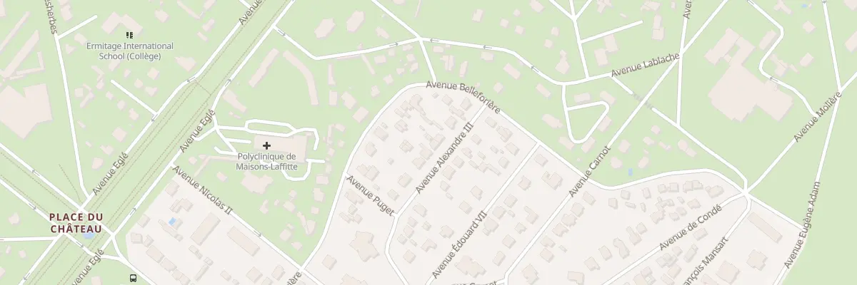 Plan du 21 Av Alexandre Trois à Maisons-Laffitte