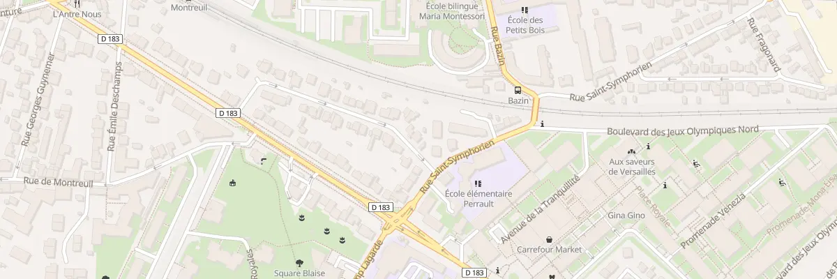 Plan du 29 Rue Alexis Fourcault à Versailles