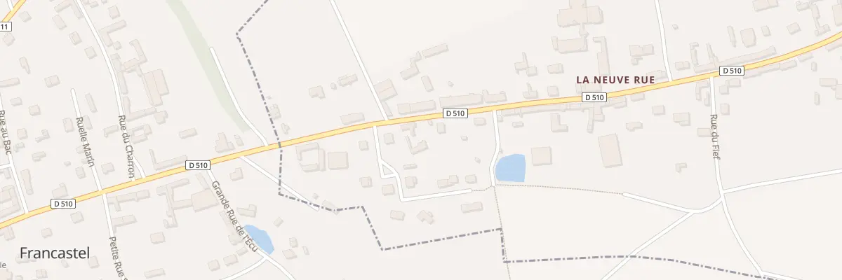 Plan du 44 Vc La Neuve Rue à Oursel-Maison