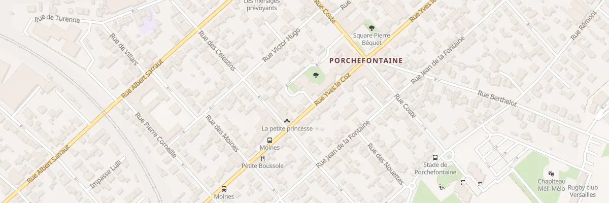 Plan du 88 Rue Yves le Coz à Versailles