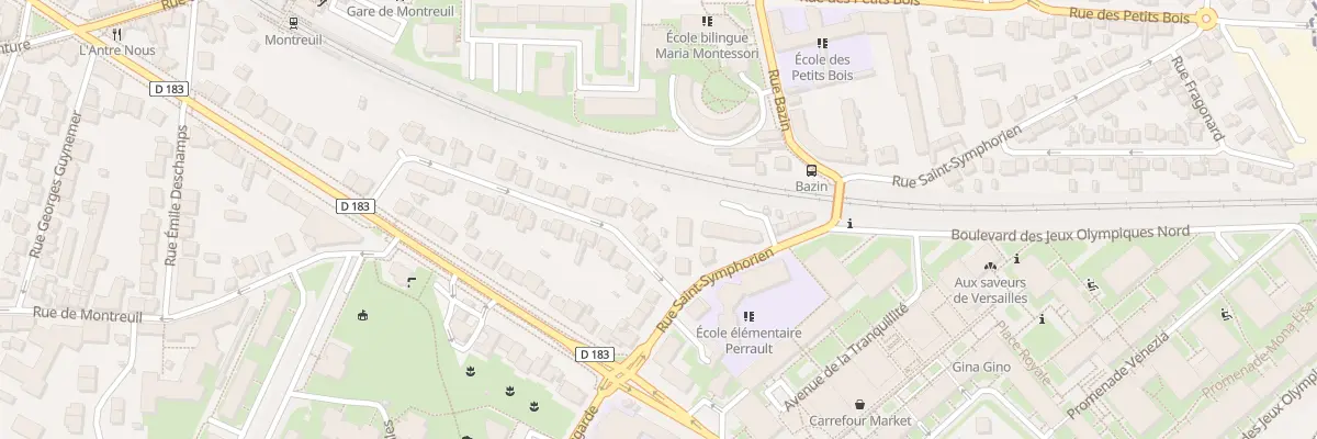 Plan du 27 Rue Alexis Fourcault à Versailles