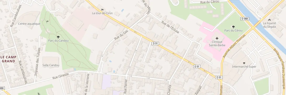 Plan du 56 Rue Ferrer à Carmaux