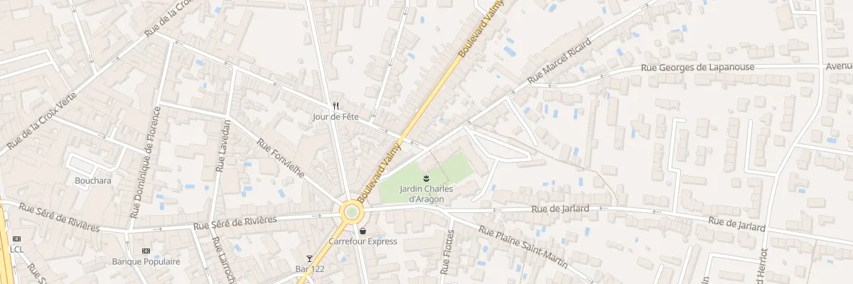 Plan du 55 Rue des Carmélites à Albi