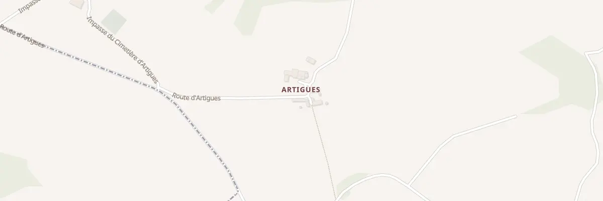 Plan du 5229 Artigues à Maleville