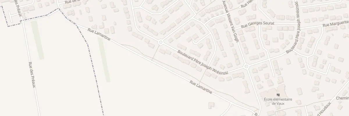 Plan du 128 Bd Pere Wresinsky à Méry-sur-Oise