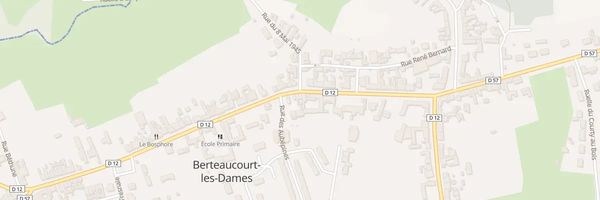Plan du 21 Rue Eugène Létocart à Berteaucourt-les-Dames