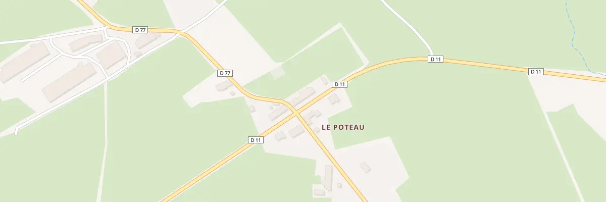 Plan du 15 Le Poteau à Malleret-Boussac
