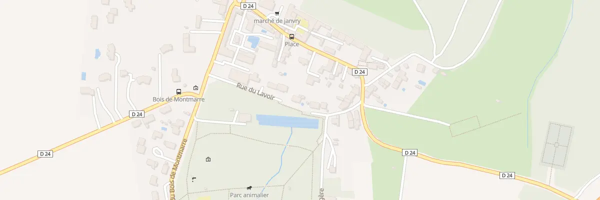 Plan du 2 Rue du Lavoir à Janvry