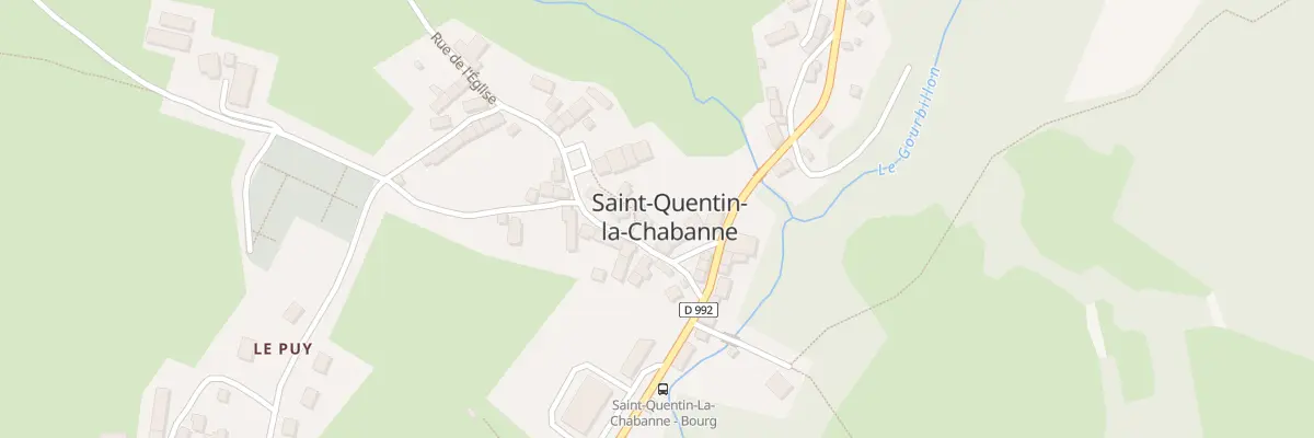 Plan du 6 Rue de l’Église à Saint-Quentin-la-Chabanne