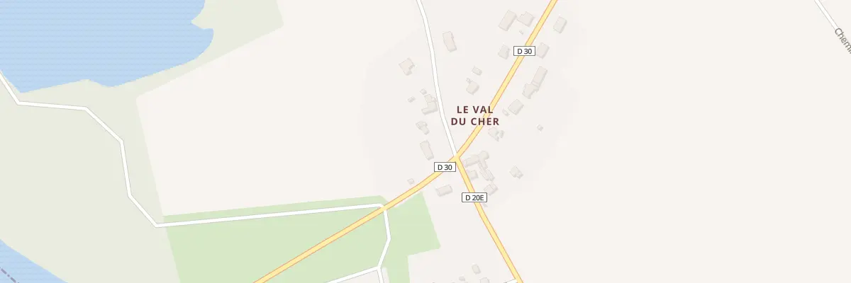 Plan du 16 Le Val du Cher à Foëcy