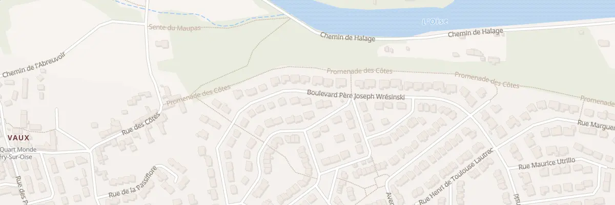 Plan du 53 Bd Pere Wresinsky à Méry-sur-Oise