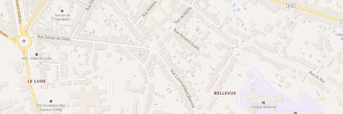 Plan du 81 Rue Cdt Blanche à Albi