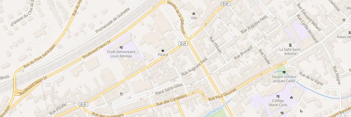 Plan du 3 Rue Simonneau à Étampes
