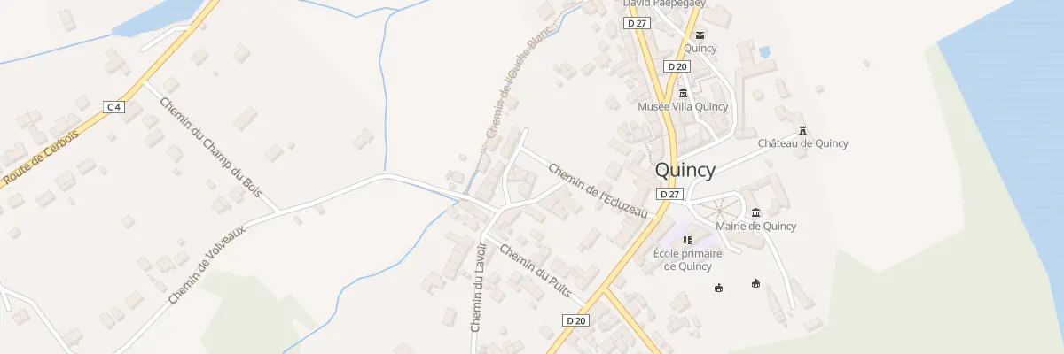 Plan du 2 Pl de l’Ecluzeau à Quincy