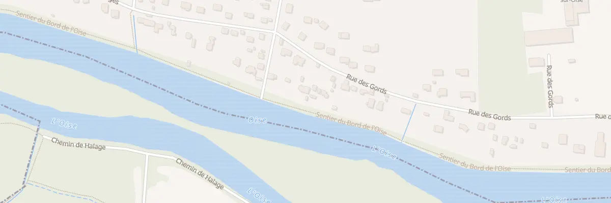 Plan du 9204 Sen du Bord de l’Oise à Auvers-sur-Oise