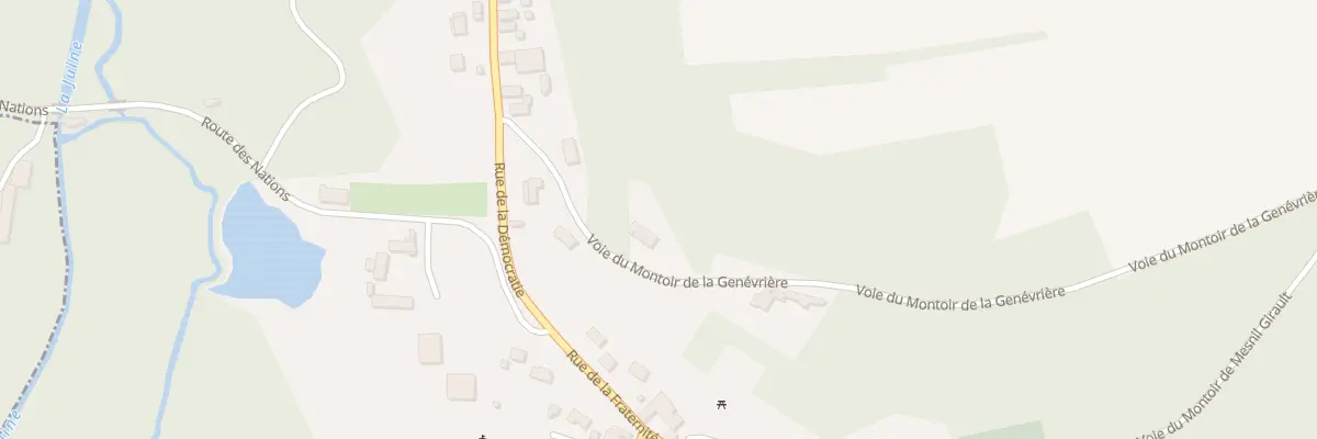 Plan du 5 Vc Montoir de la Genevriere à Boissy-la-Rivière