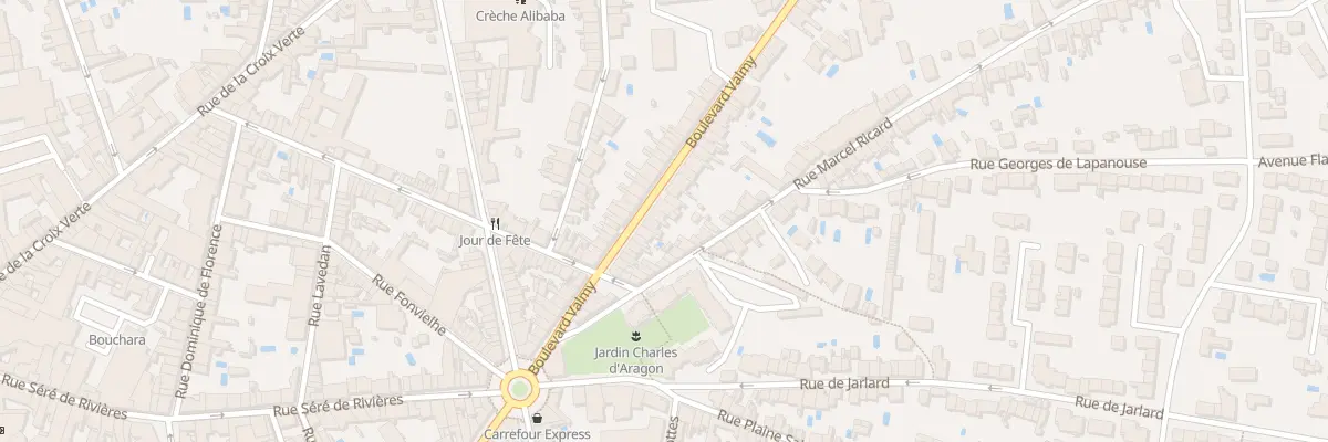 Plan du 75 Bd Valmy à Albi
