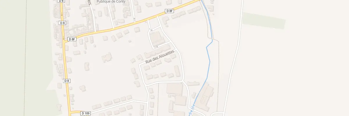 Plan du 1 Rue des Alouettes à Conty