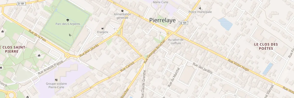 Plan du 10 Rue Georges Boucher à Pierrelaye