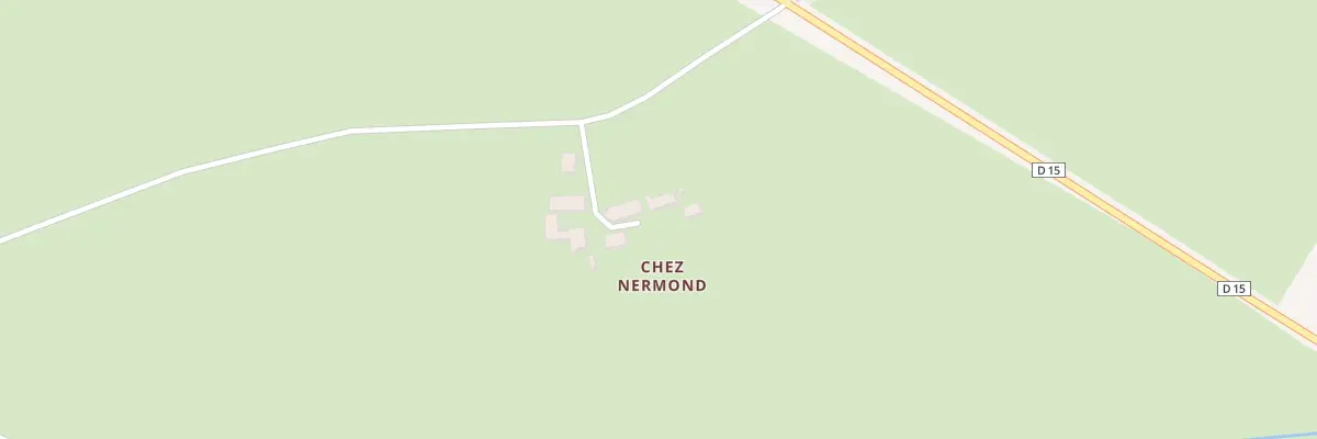Plan du 3 Chez Nermond à Malleret-Boussac