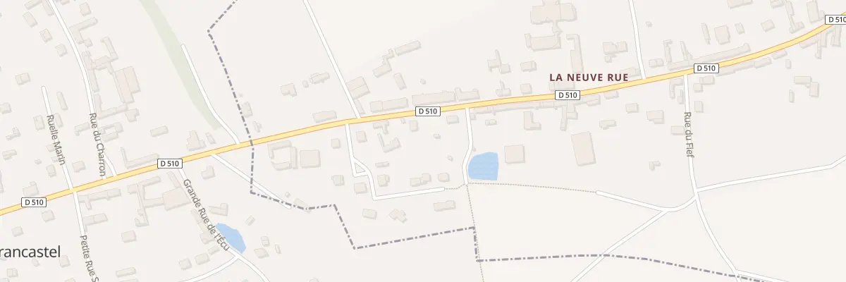 Plan du 42 Vc La Neuve Rue à Oursel-Maison
