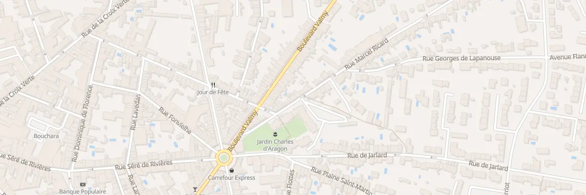 Plan du 17 Rue Marcel Ricard à Albi
