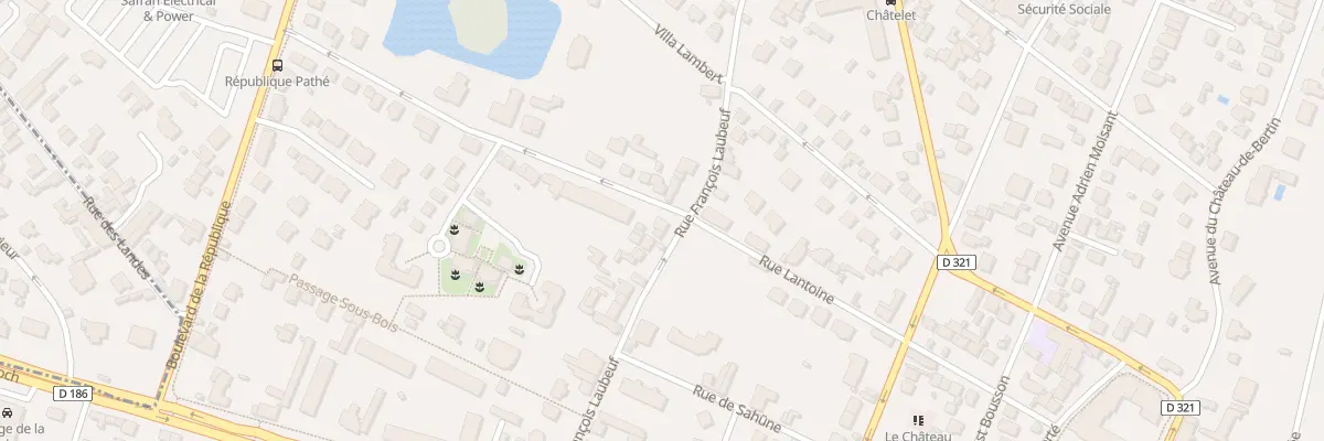 Plan du 33 Rue Francois Laubeuf à Chatou