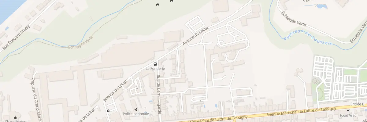 Plan du 5 Rue de la Fonderie à Albi