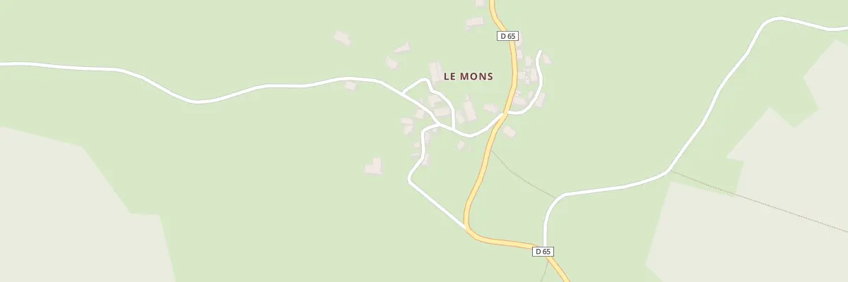 Plan du 19 Le Mons à Auriac
