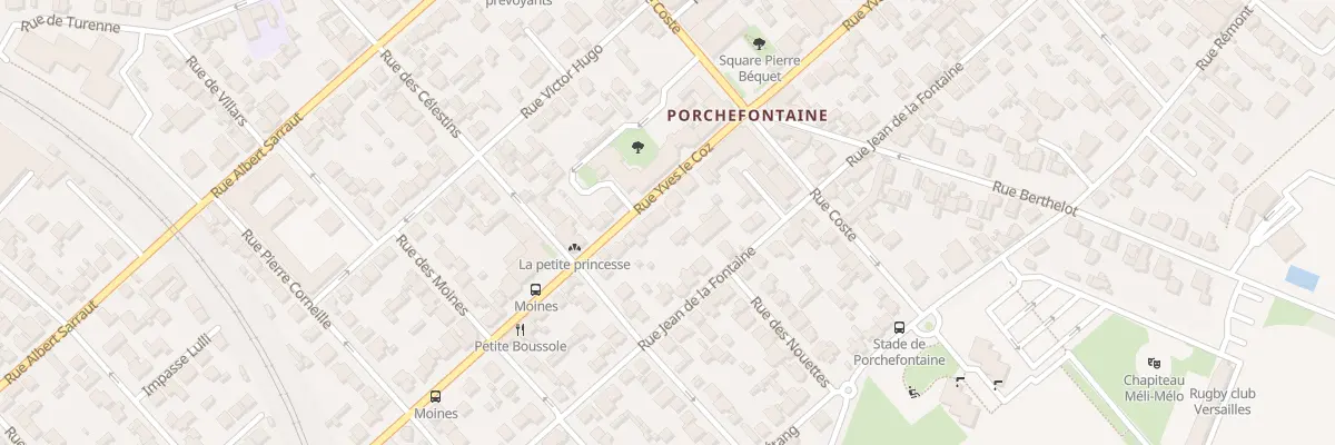 Plan du 105B Rue Yves le Coz à Versailles