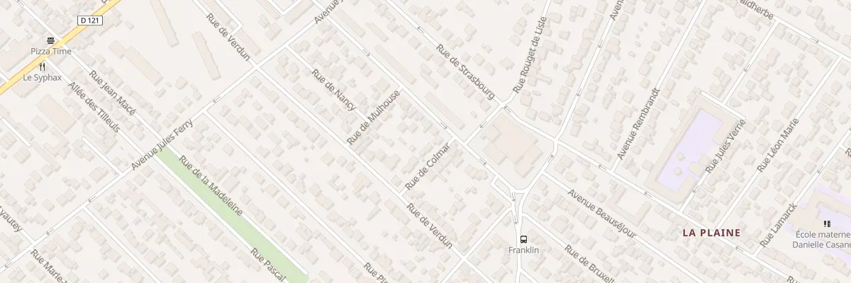 Plan du 22T Rue d’Alsace à Sartrouville