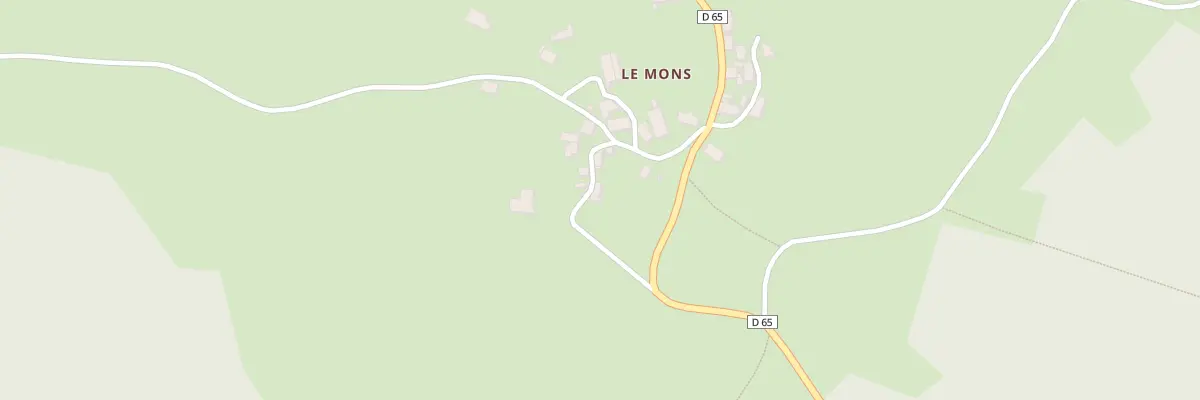 Plan du 21 Le Mons à Auriac