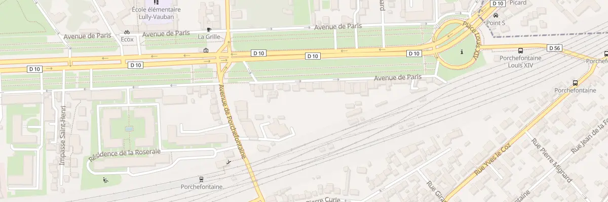 Plan du 140 Av de Paris à Versailles