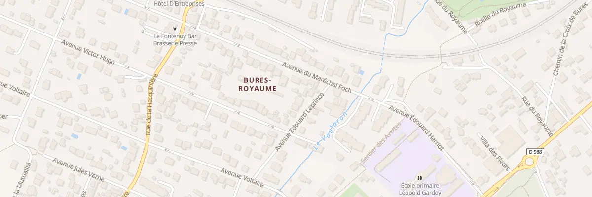 Plan du 6 Av Edouard le Prince à Bures-sur-Yvette