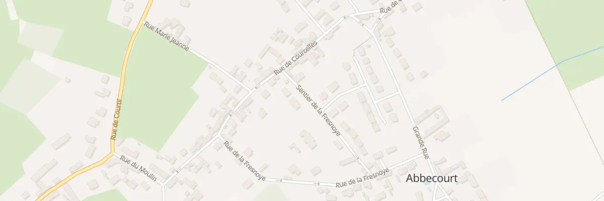 Plan du 4 Sen de la Fresnoye à Abbecourt
