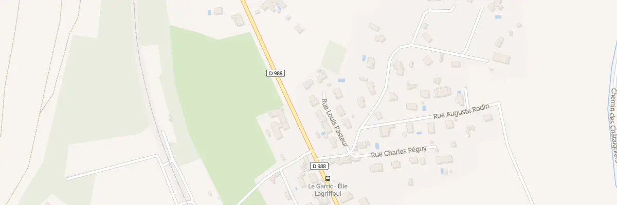 Plan du 7 Rue Louis Pasteur au Garric