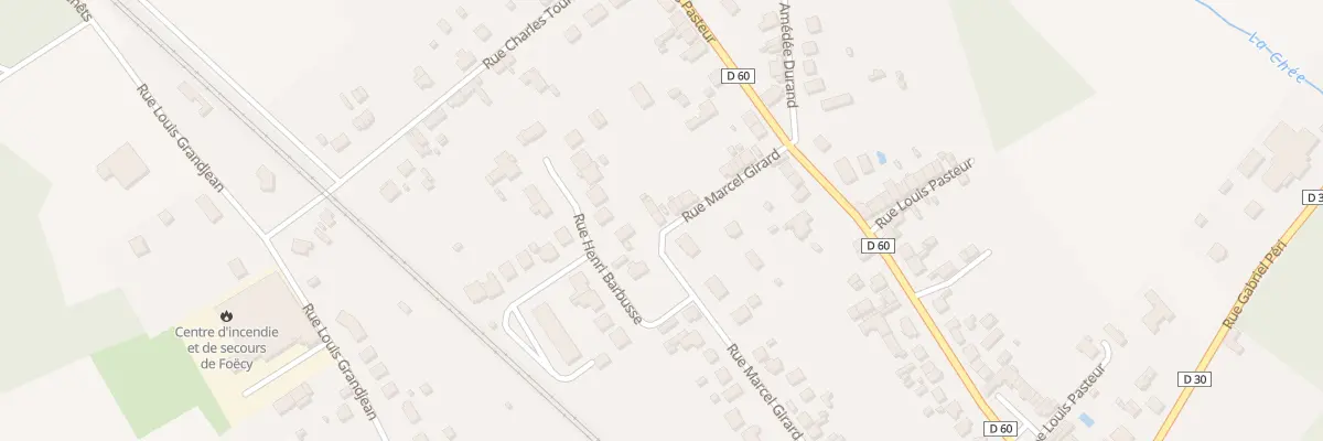 Plan du 29 Rue Marcel Girard à Foëcy