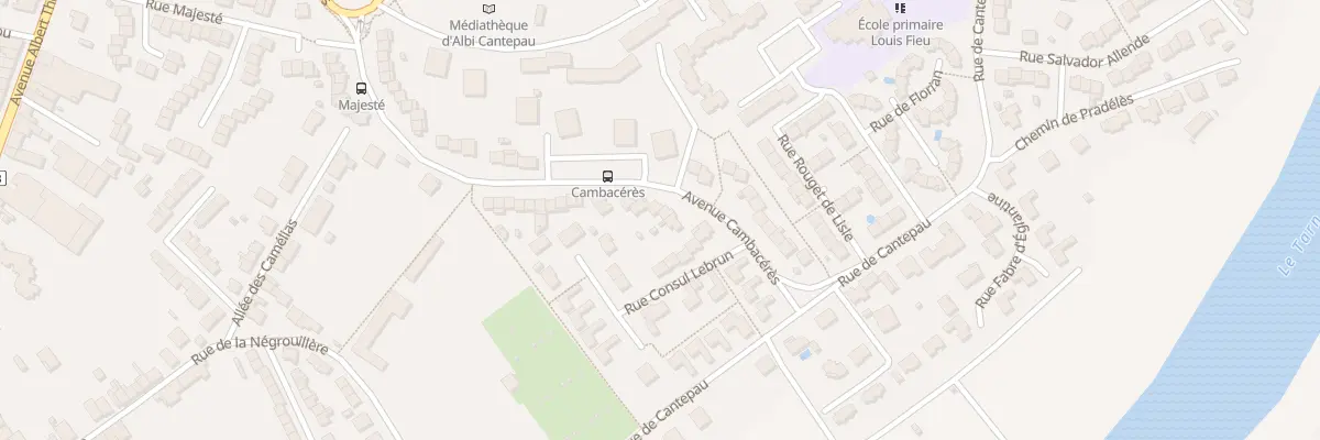 Plan du 11 Av Cambacérès à Albi