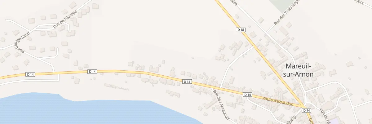 Plan du 58 Rte d’Issoudun à Mareuil-sur-Arnon